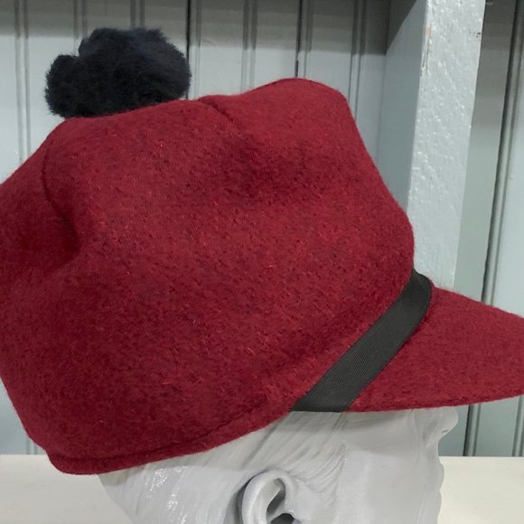 6 5/8 Langenberg Wool Winter Hat Langenberg Made USA Ear Flaps - Picture 5 of 10